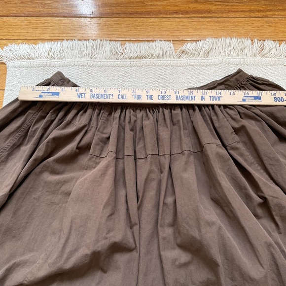 45rpm Studio Gathered Cotton Circle Skirt L - Picture 6 of 7